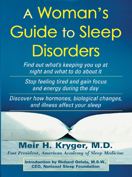 Title details for A Woman's Guide to Sleep Disorders by Meir Kryger - Available